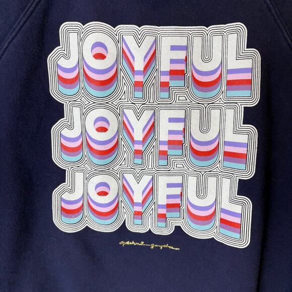 Spiritual Gangster - Joyful Classic Navy Blue Hoodie Sweatshirt- Size Medium - Picture 5 of 8